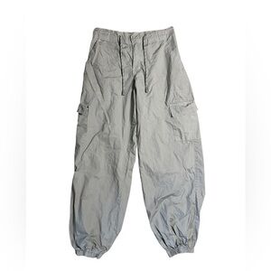 Rachel Paige Pants Cargo Pants Joggers Women's Small Gray Light Weight Packable